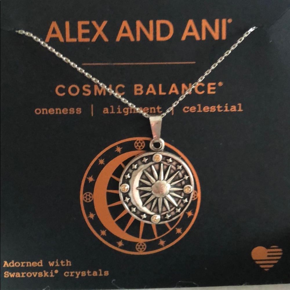 Alex and Ani cosmic balance necklace